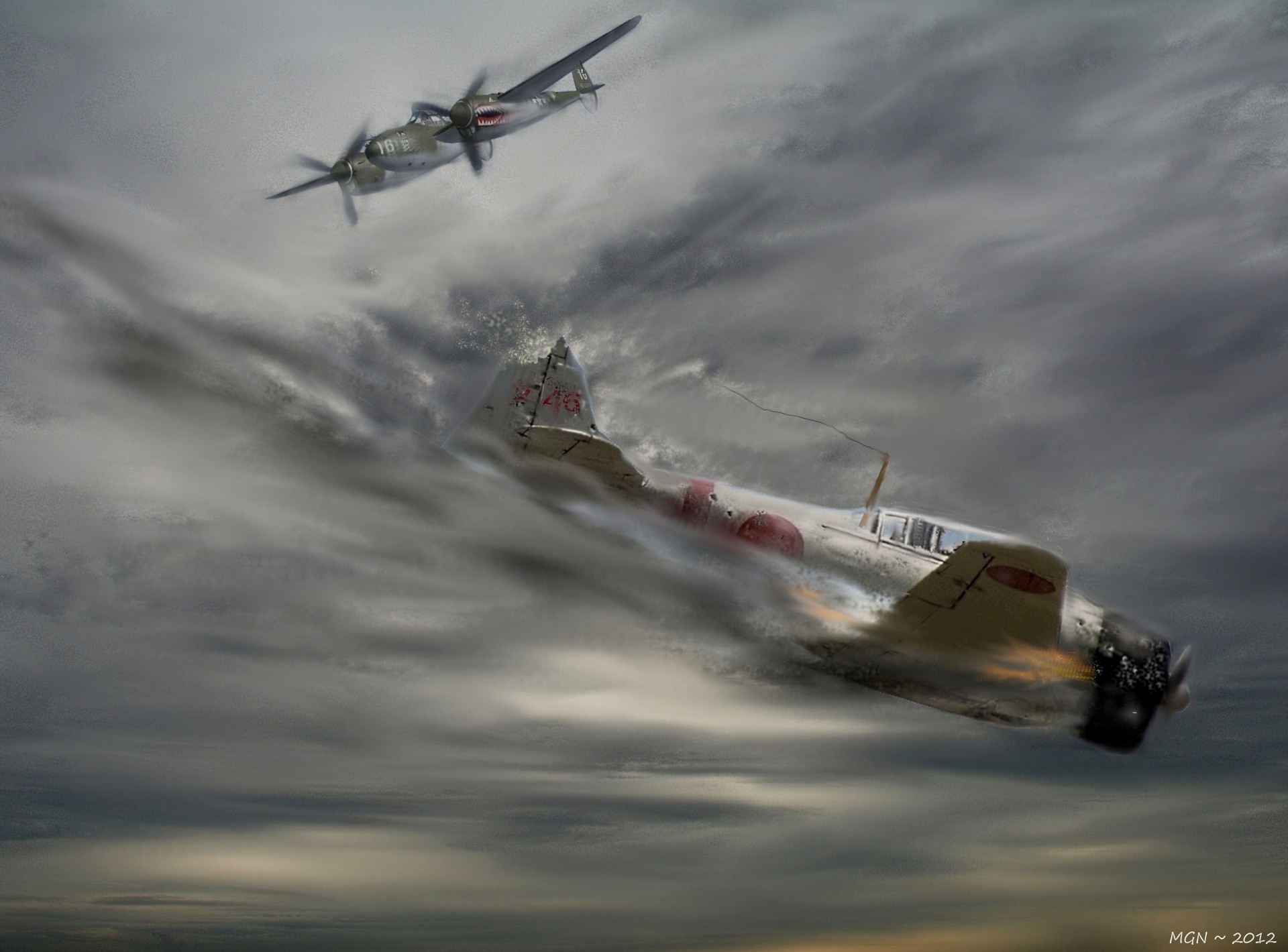 batalla arte guerra aviones dibujo