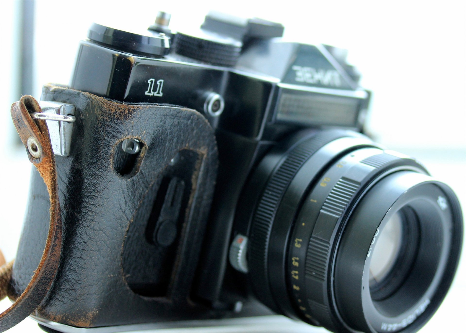 a camera zenith lens case bag close up