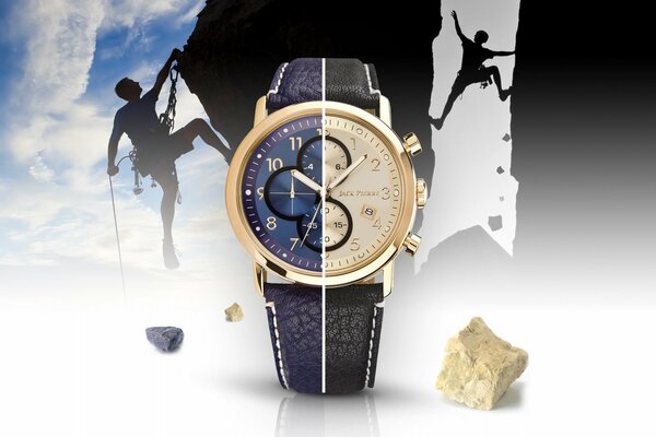 Montres-bracelets exclusives, montres bicolores