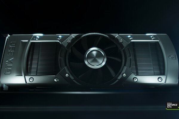 nvidia geforce gtx 690 graphics card in black