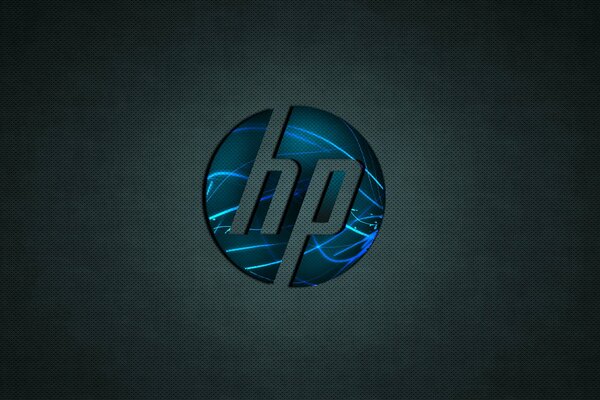 Logo hp bleu