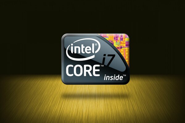 Логотип процессора intel core i7