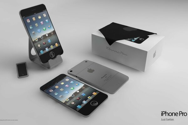 Unboxing iphone con supporto e scatola