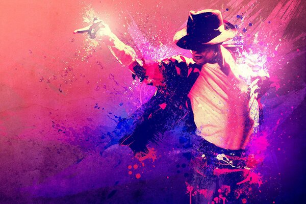 El color del cantante Michael Jackson