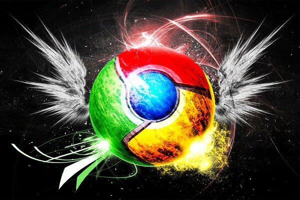 Logo du navigateur google chrome dans les textures