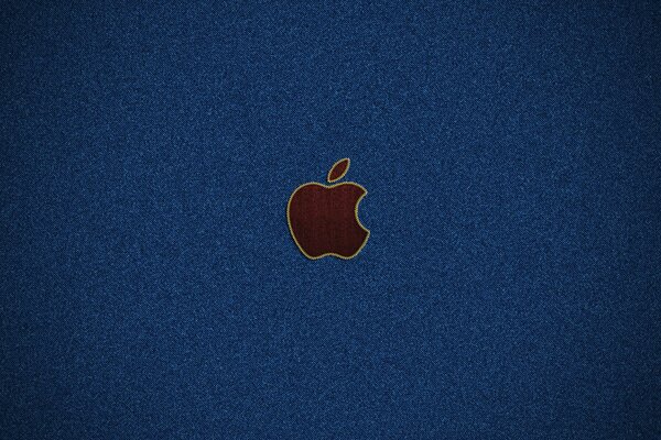 Apple-Logo auf Jeans