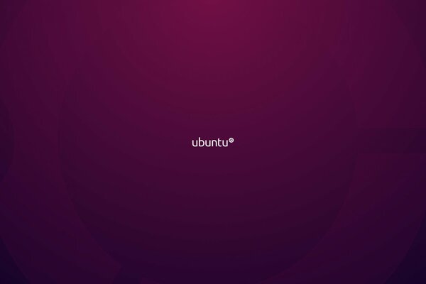 Linux-Minimalismus auf einem violetten Hintergrund