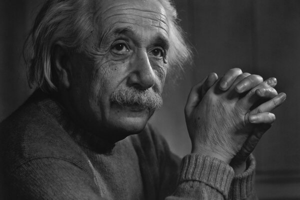 Porter des genialen Wissenschaftlers Einstein im Alter