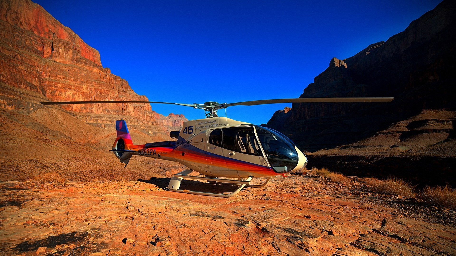 cielo grand canyon montagna aereo elicottero