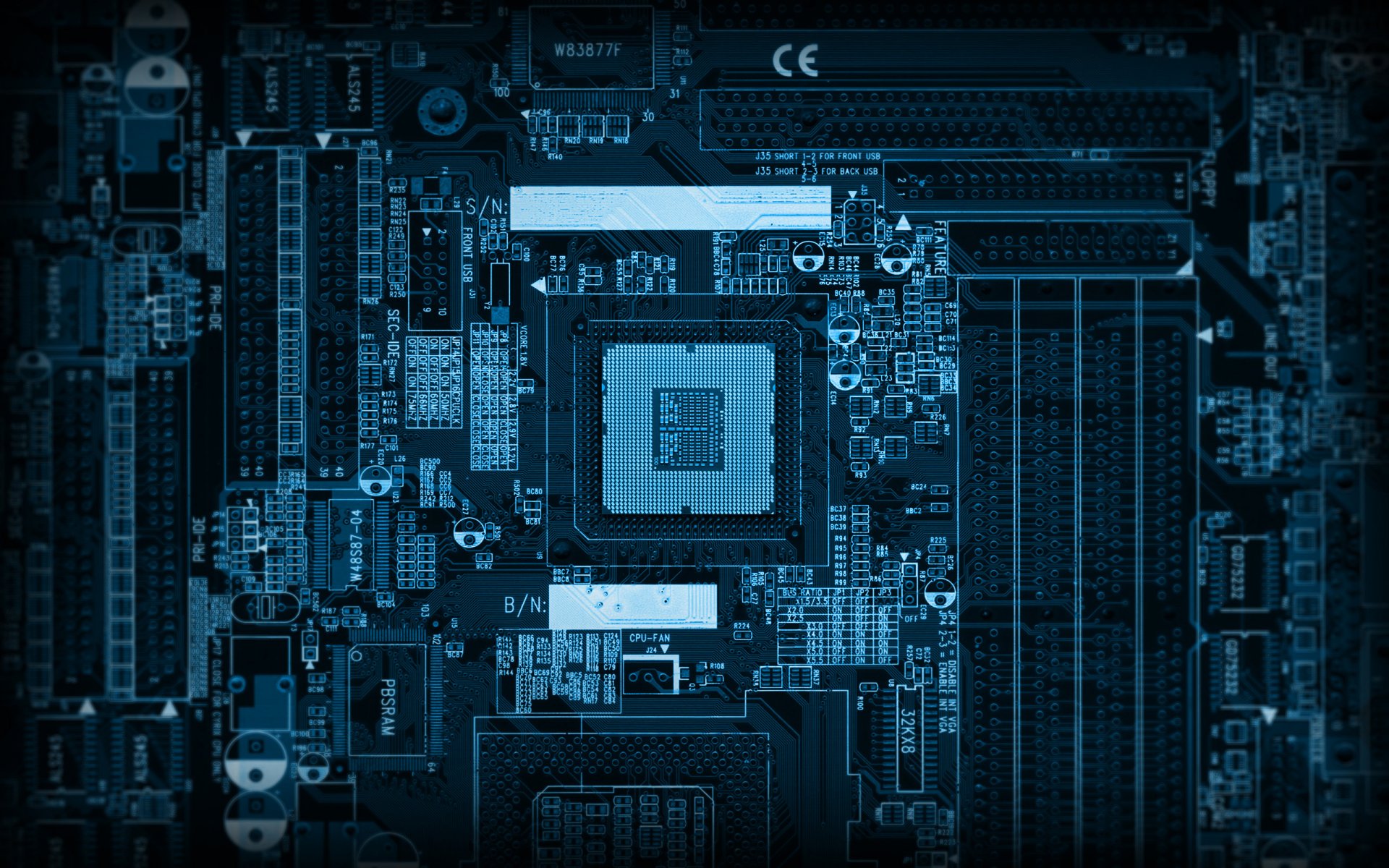 chip printing board marking track close up