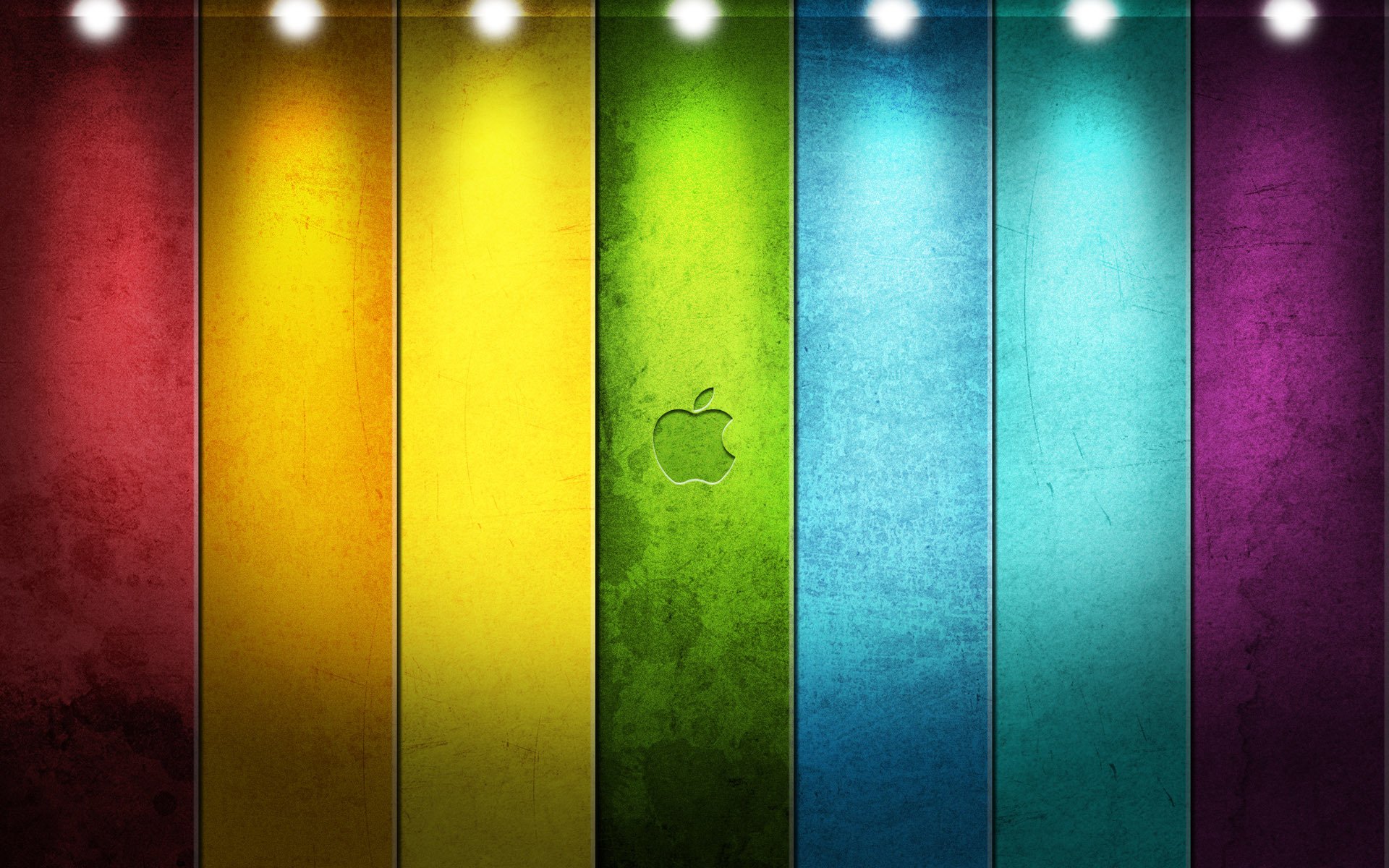 apple logo line tapes style