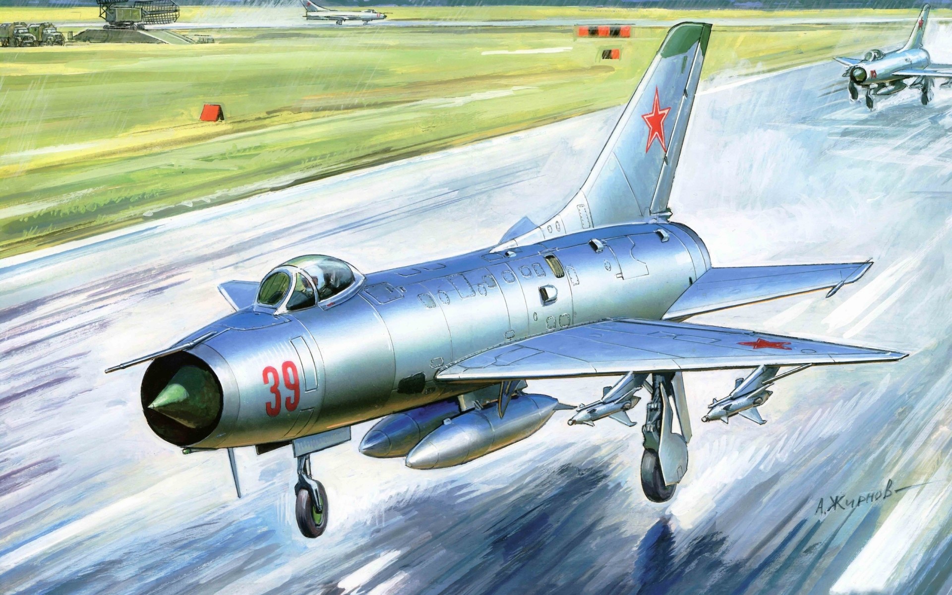 aereo arte su-9 monomotore sovietico