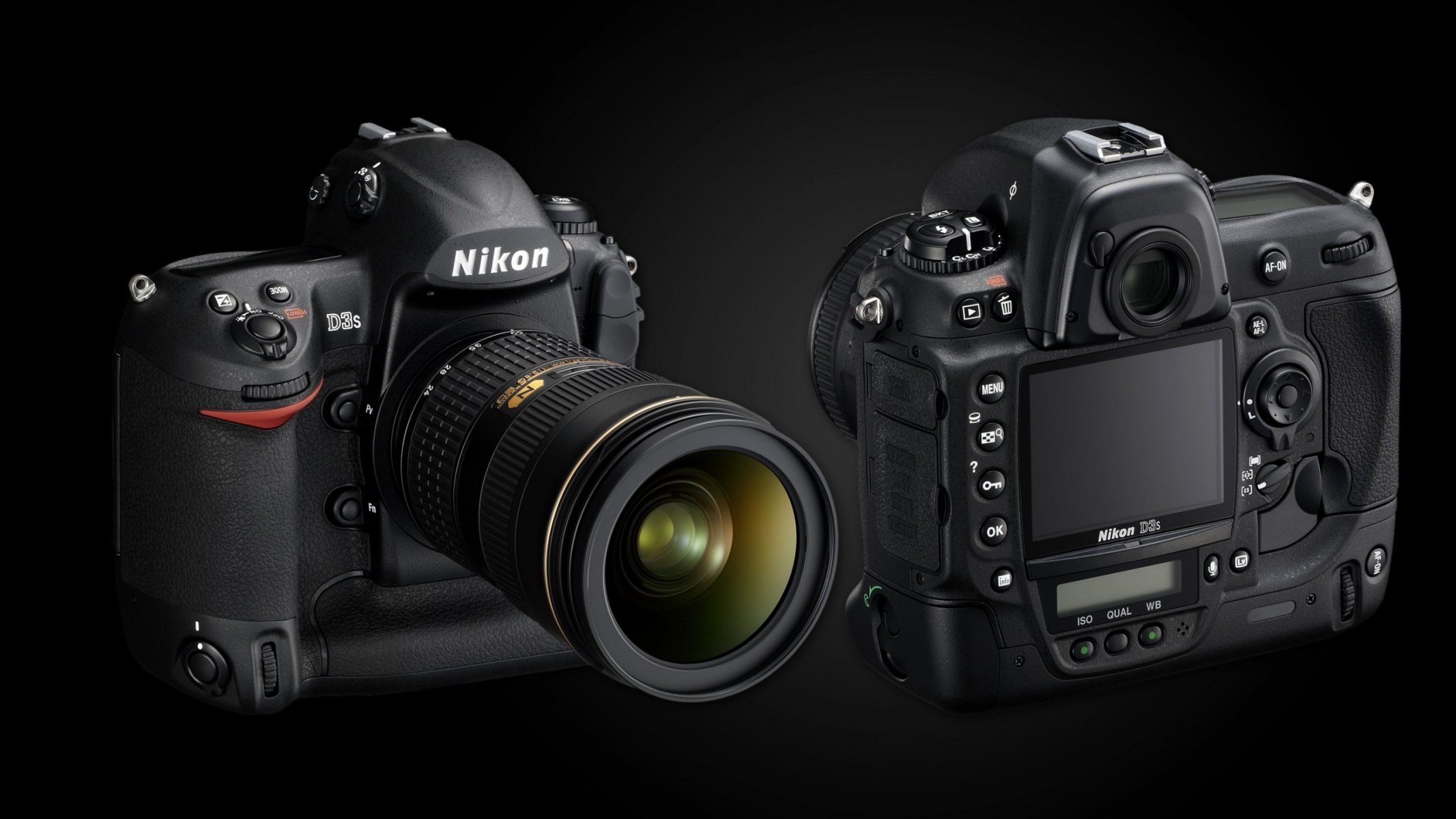 nikon d3s slr lens display