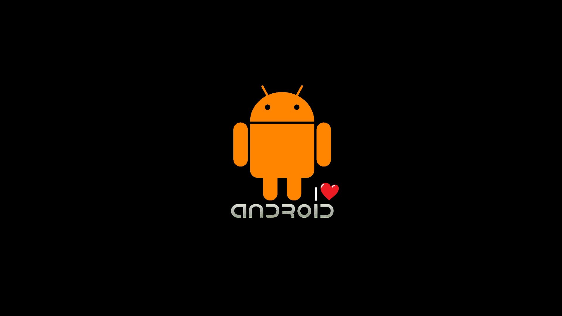 android os heart i love android