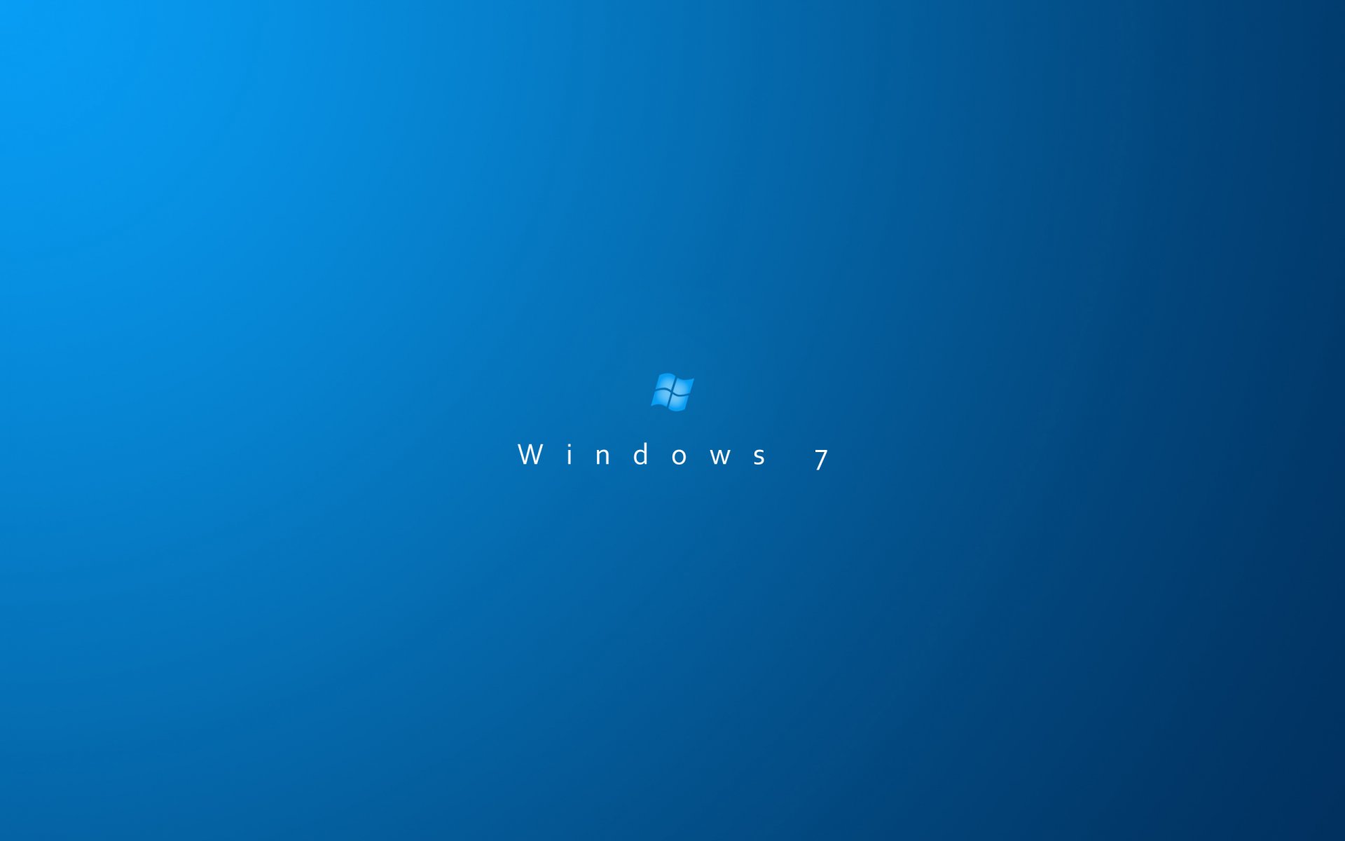 hi-tech windows 7 sfondo blu minimalismo