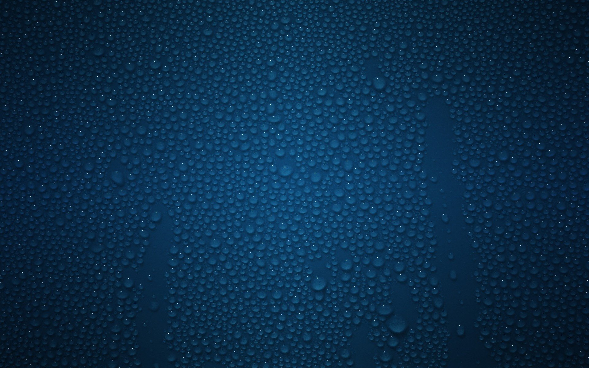 blue wall droplets water