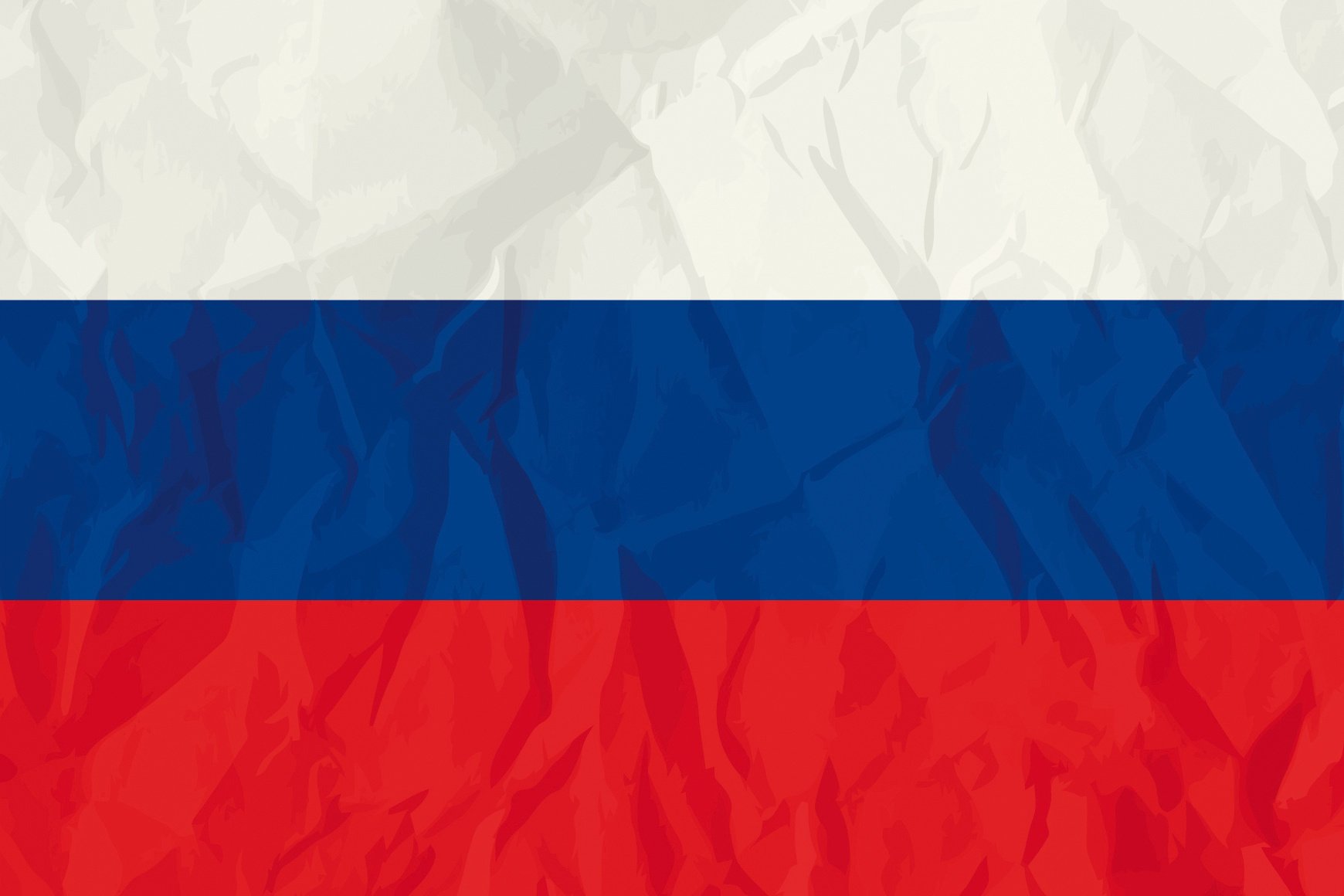 papel arrugado líneas bandera de rusia banderas