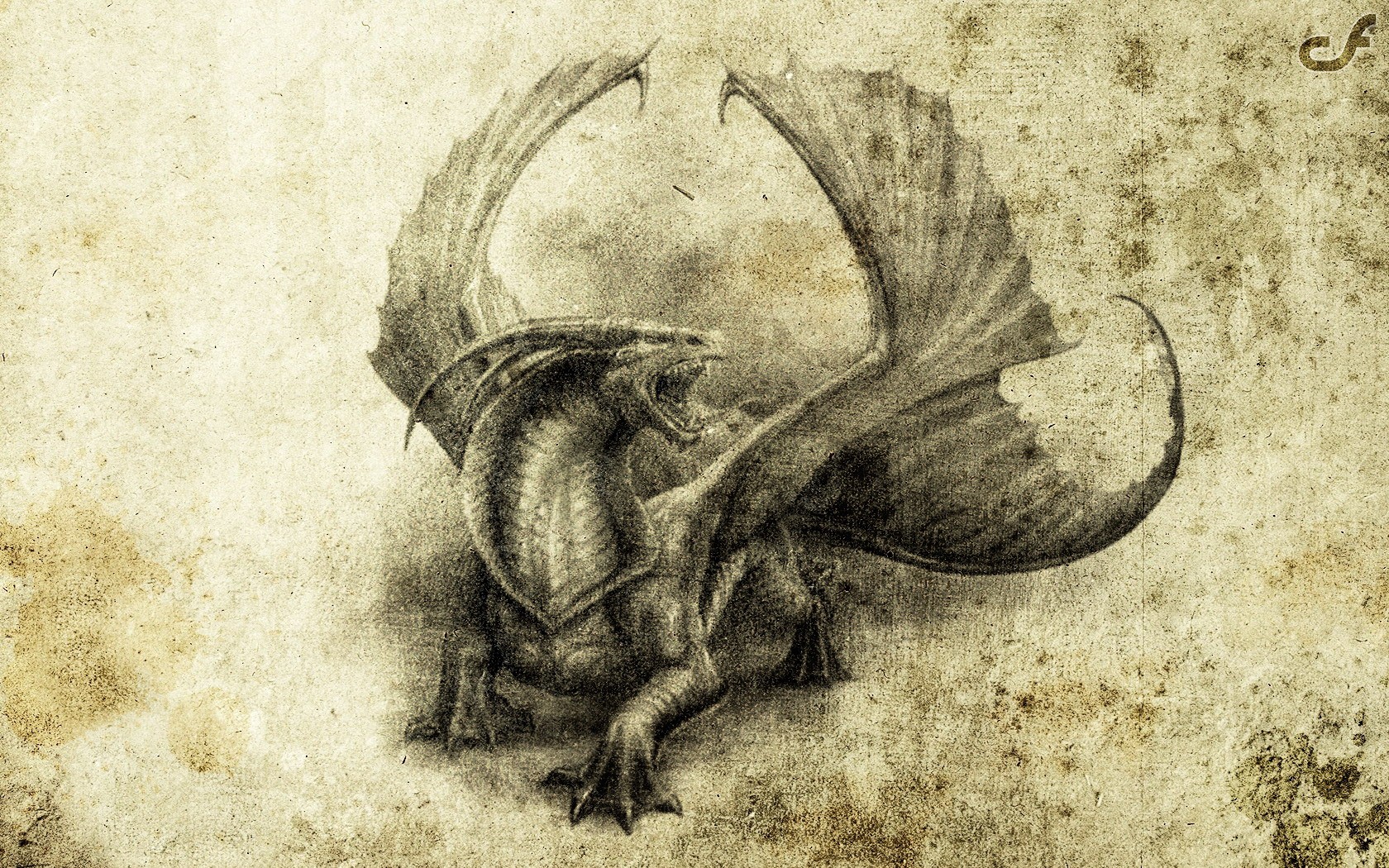 art dragon abstract