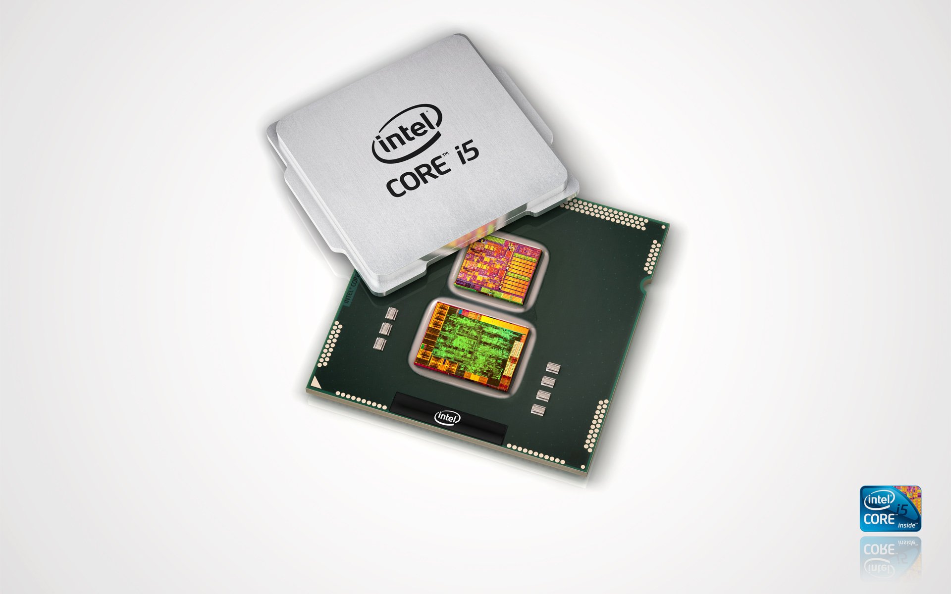intel core i5 intel logo drehen