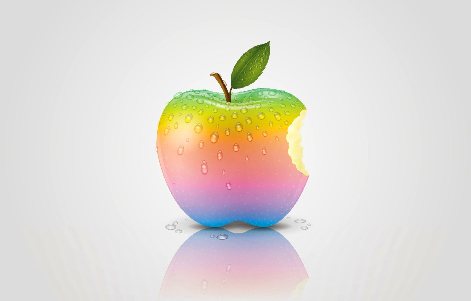 macintosh apfel regenbogen