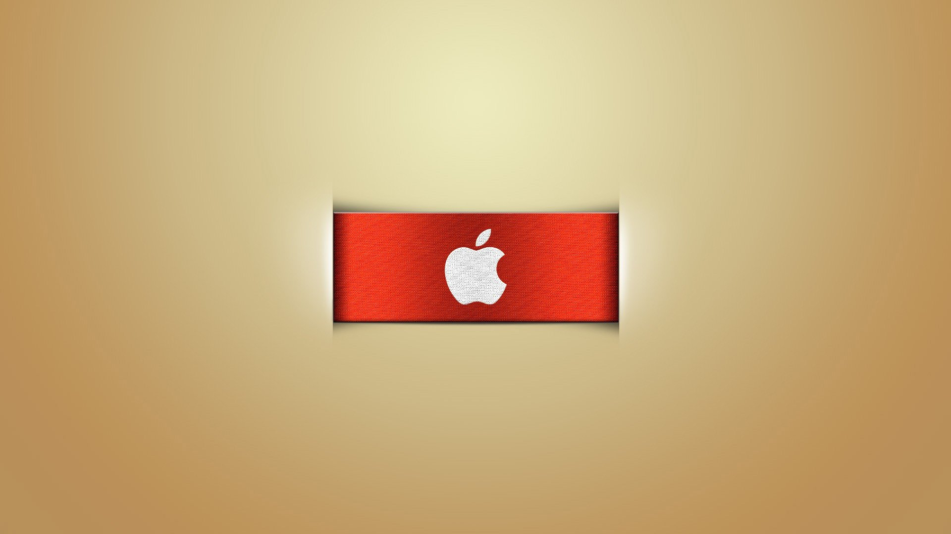 apple logo background brand cloth red