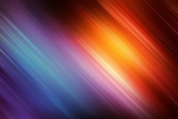 Rainbow spectrum. Subtle strokes of neon shades