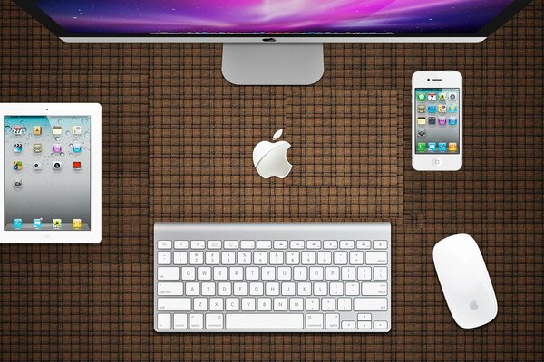 Bianco elettrodomestici Apple set completo