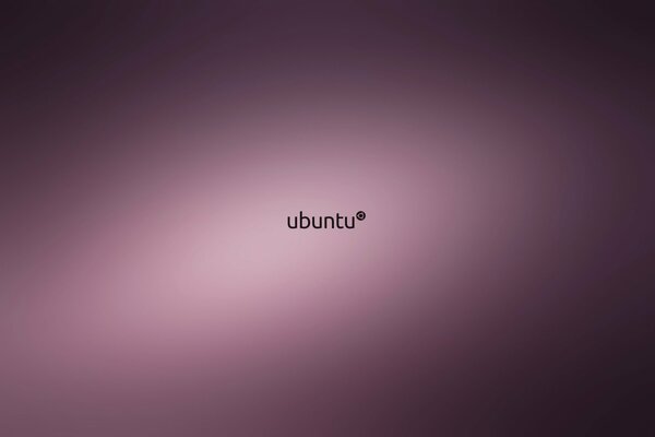 Logotipo de Ubuntu sobre fondo magenta