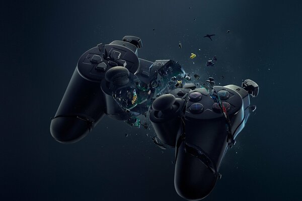 Gamepad per playstation 3 Fatto a pezzi