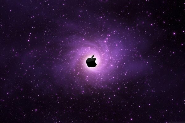 Apples kosmisches Logo