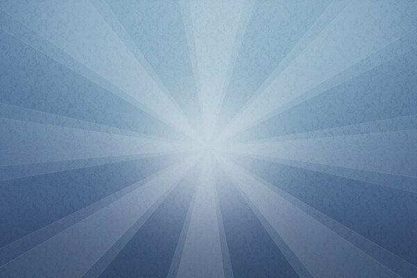 Rays in the center on a blue background