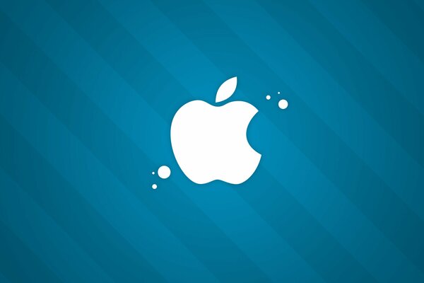 Hi-tech wallpapers with Apple Apple on the desktop