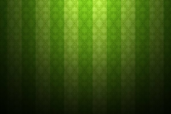 Wallpaper with green stripes pattern