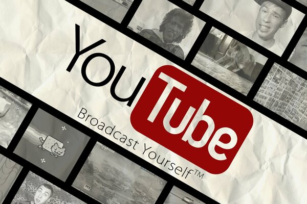 Video hosting and social network Youtube. Logo