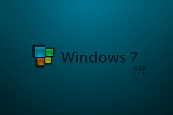 Logo wallpaper windows seven