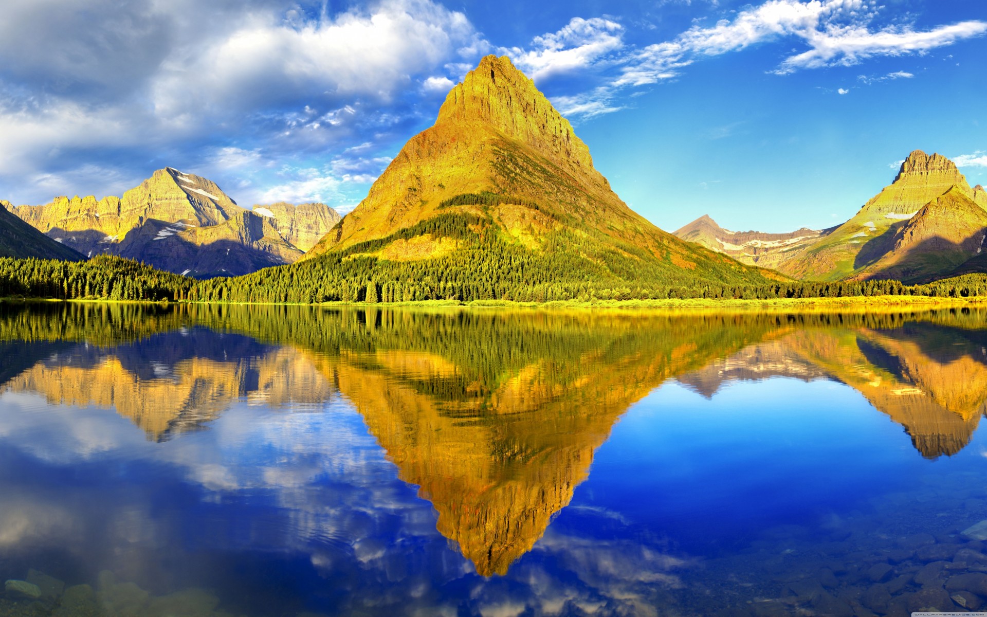 montana montañas lago naturaleza paisaje panorama desierto