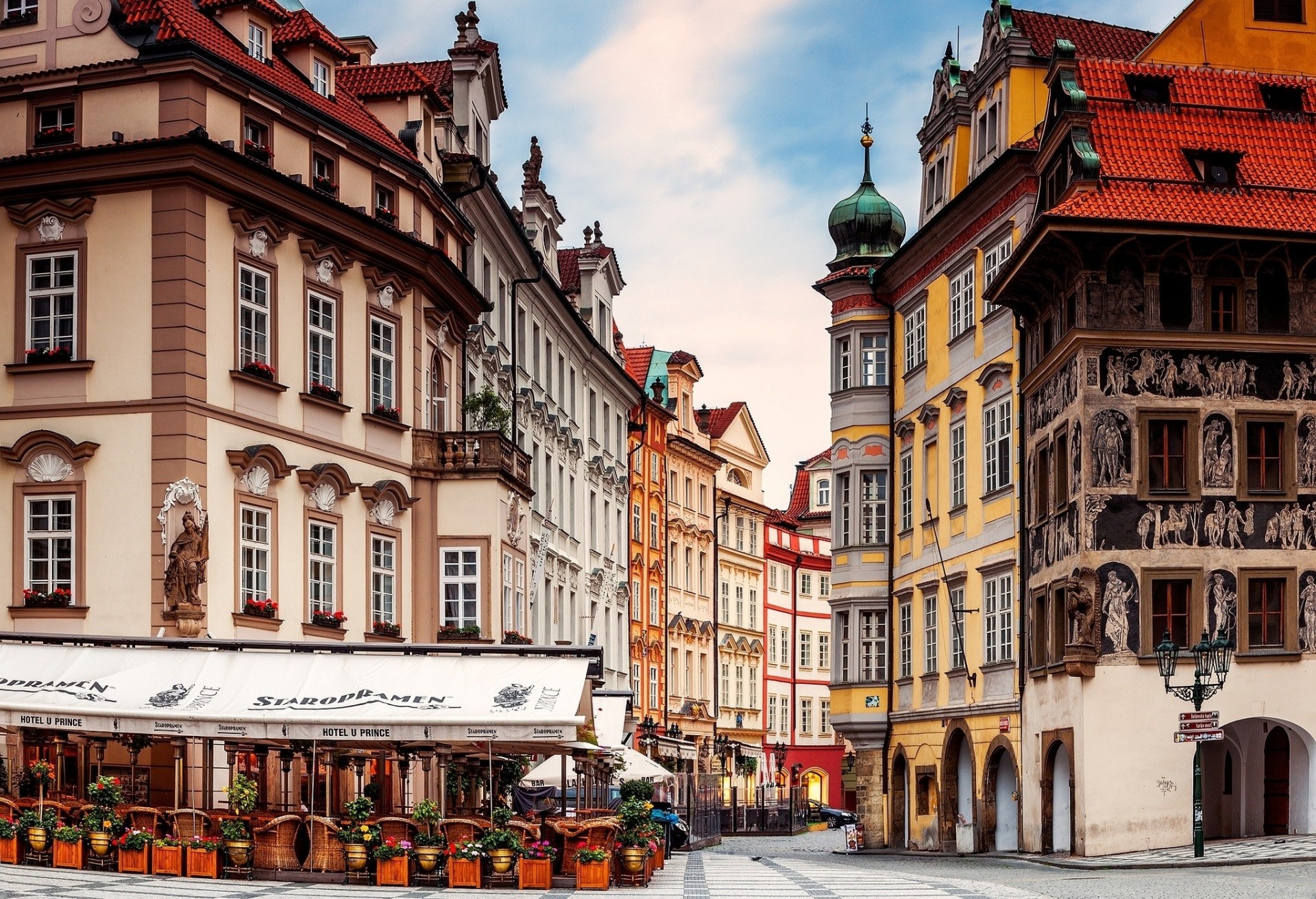 straße stadt tschechische republik tschechisch prag