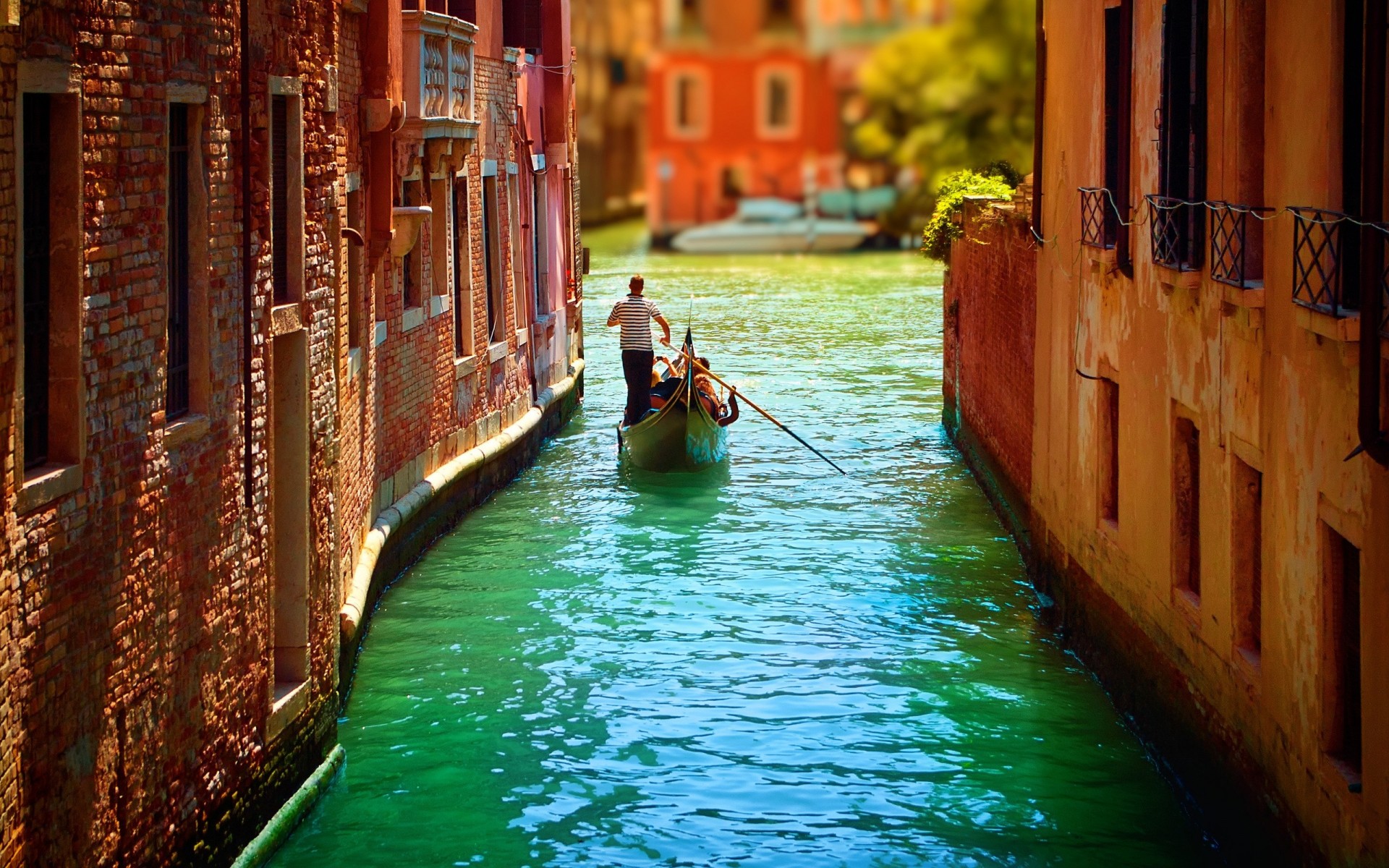 canal venecia agua ciudad barco