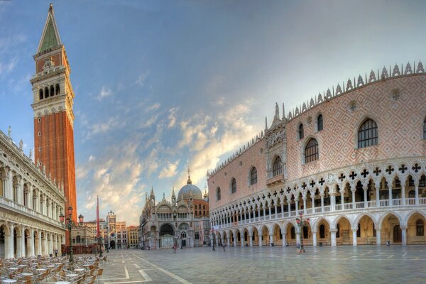 Plaza de San Marcos en Venecia, Italia