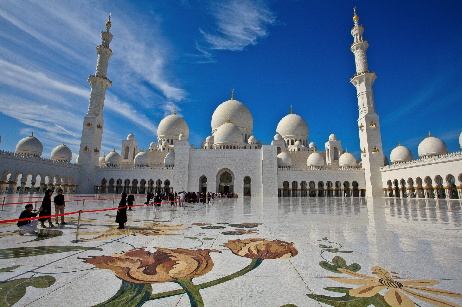 vereinigte arabische emirate abu dhabi scheich-zayed-moschee