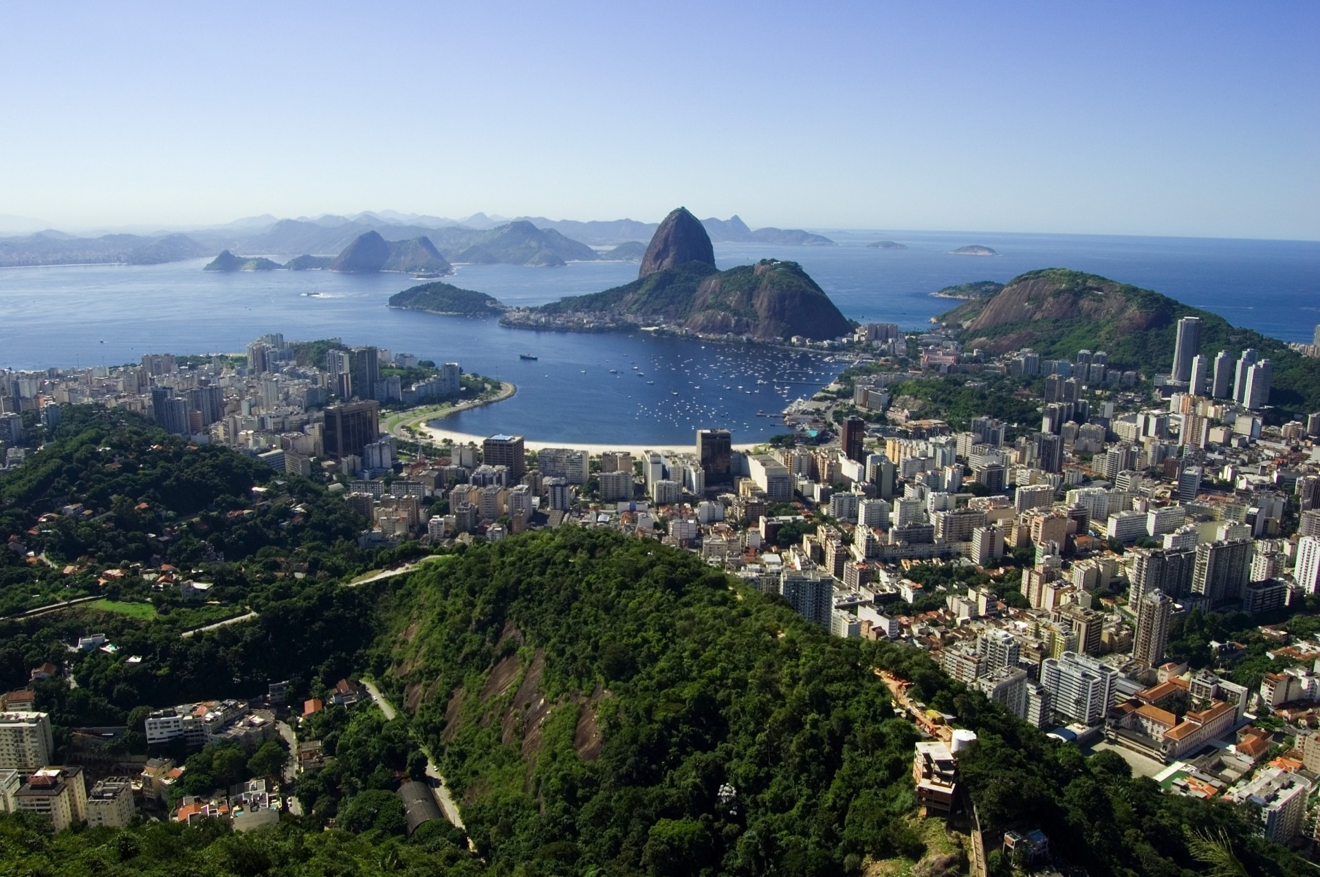 brasilien rio de janeiro ansicht von oben