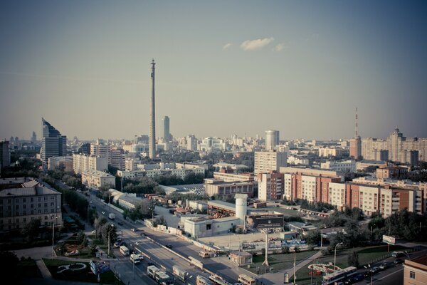 Ciudad de Ekaterimburgo - vista desde arriba