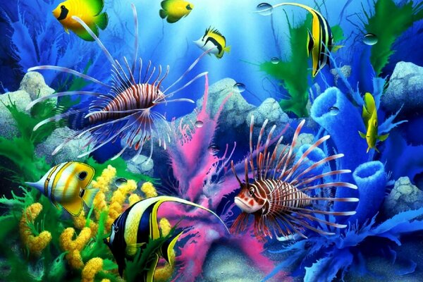 A bright and multifaceted underwater world