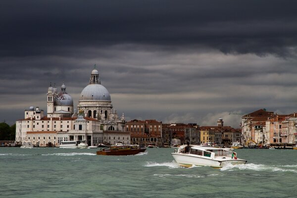 Italien Venedig Segelboote