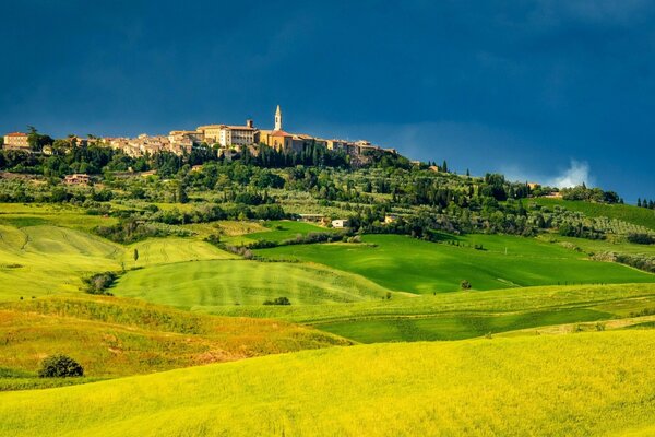 Colorful landscape I would like to go there