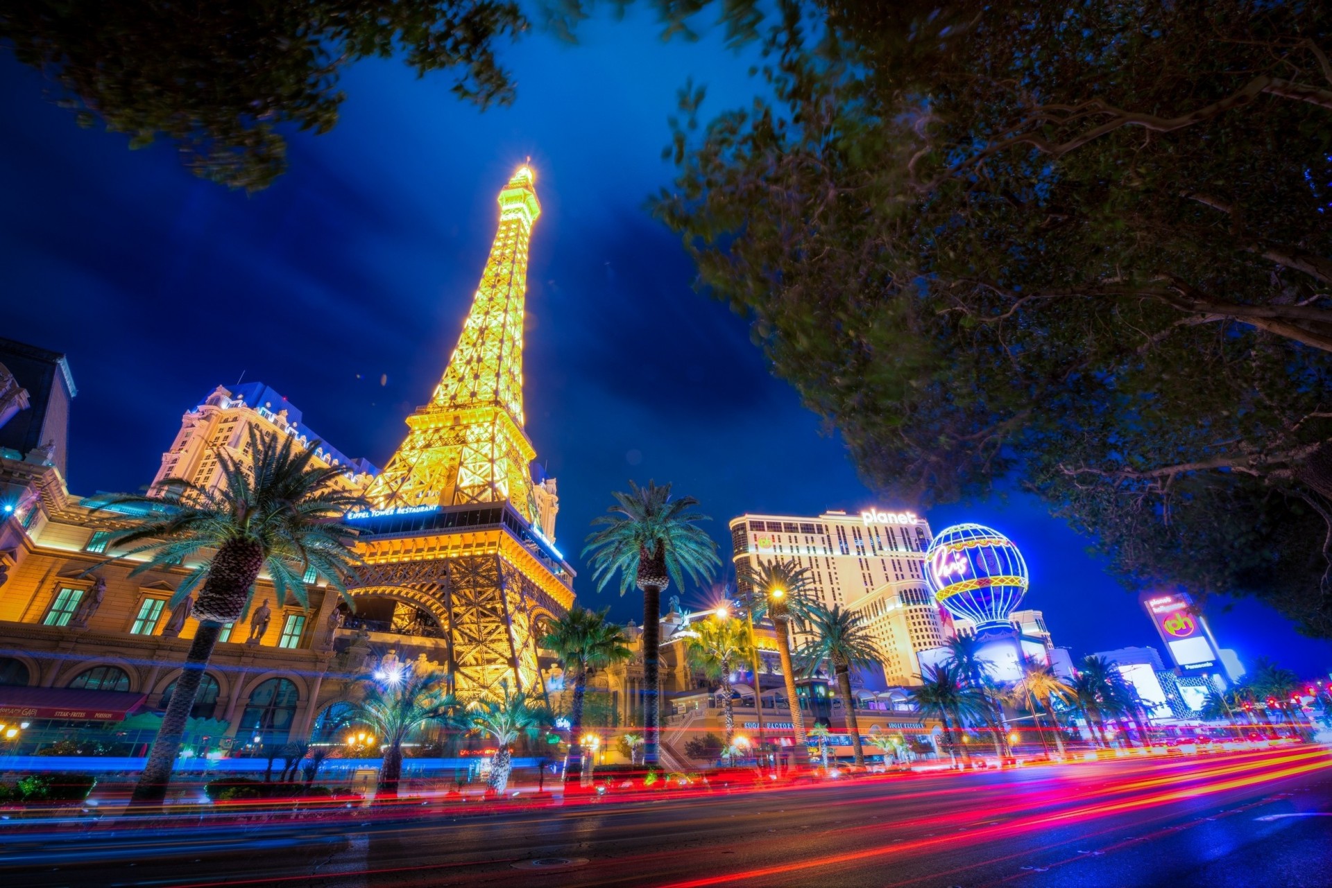 noche ciudad las vegas