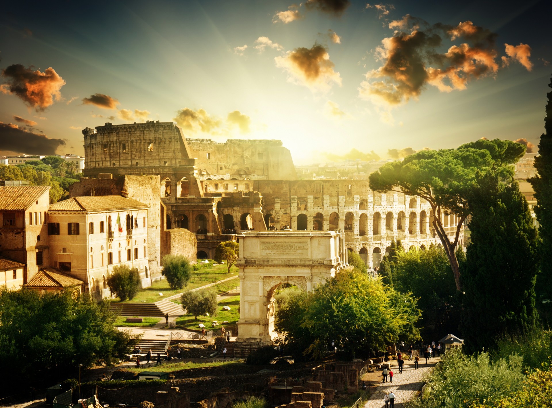 italia venezia colosseo