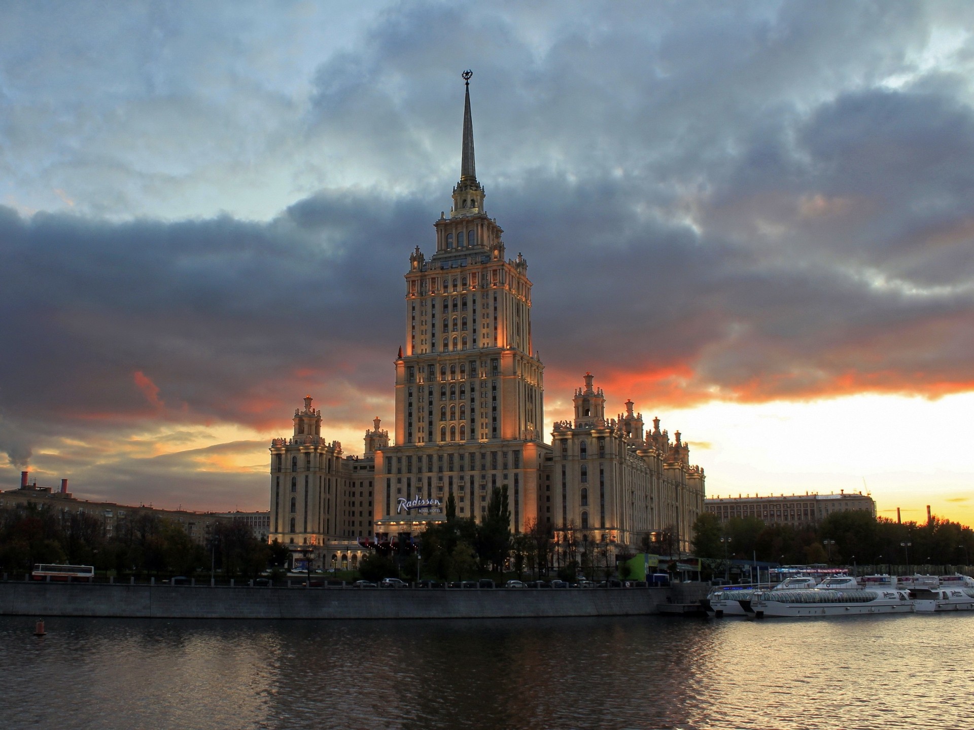 himmel moskau wolken