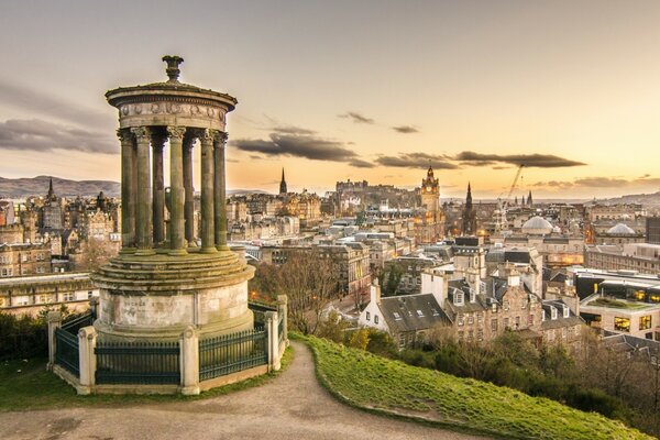 Landschaft von Calton Hill Edinburgh