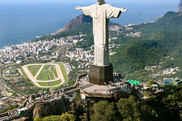 Statue de la liberté à Rio de Janeiro